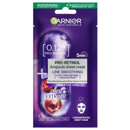 Garnier Skin Naturals памучна маска Ампула Pro-Retinol