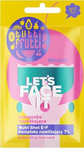 Farmona Хиалуронова Киселина 7% хидратираща маска + Nutri Shot E + F Farmona Tutti Frutti Let's Face it