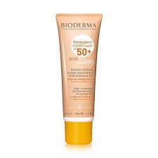 Bioderma Photoderm Cover touch Минерален слънцезащитен тониран крем SPF50+ тъмен цвят 40 г