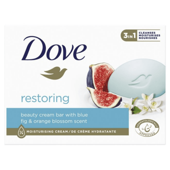 Dove Restore Овлажняващ крем-сапун за ръце, лице и тяло 90 г
