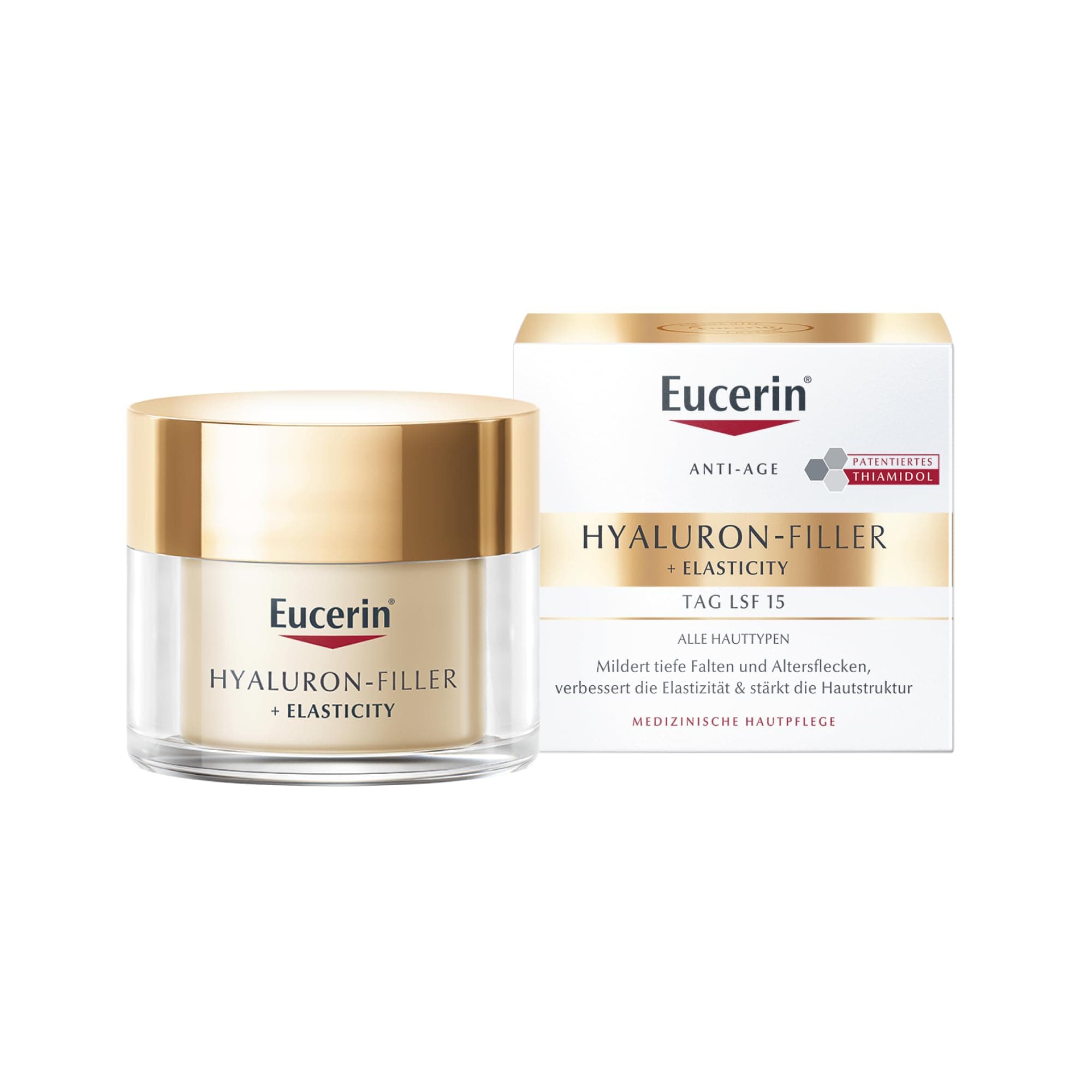 Eucerin Hyaluron filler + elasticity дневен крем 50 мл