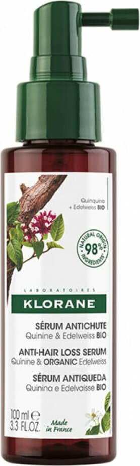 Klorane Quinine серум против косопад с хинин и органичен еделвайс 100 мл