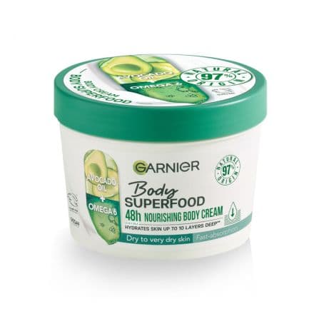 Garnier Body superfood крем за суха до много суха кожа Avocado oil + Omega 6 380 мл