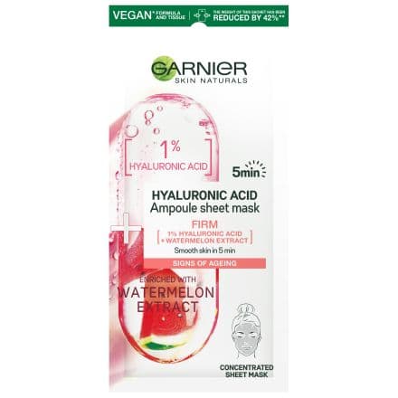 Garnier Skin active маска ампула с хиалуронова киселина 15 г
