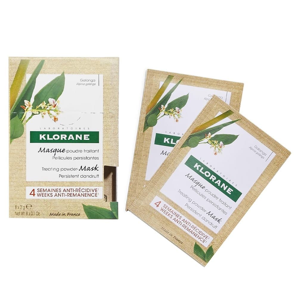 Klorane Galangal Маска за коса против пърхот с галанга 8 бр. 3 г