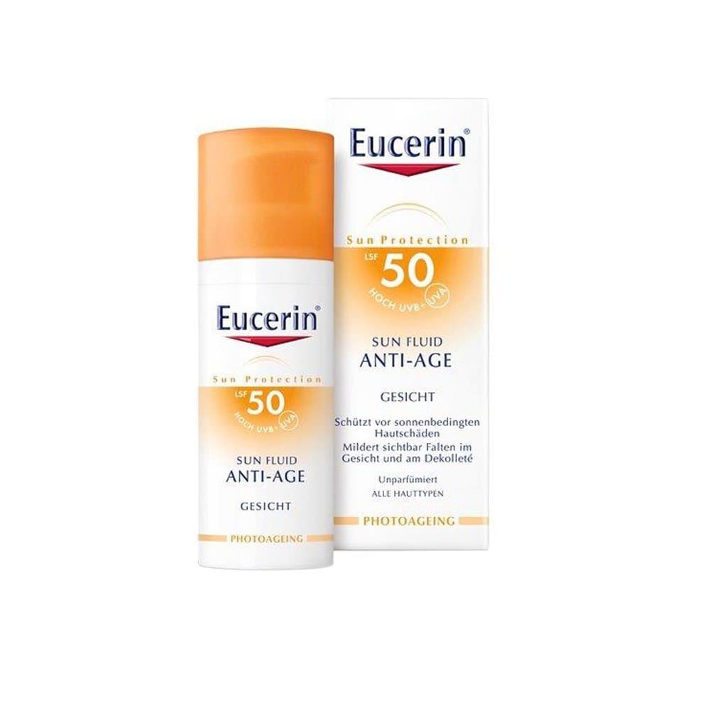 Eucerin Photoaging Control Слънцезащитен флуид за лице за контрол на фотостареенето SPF50+ 50 мл