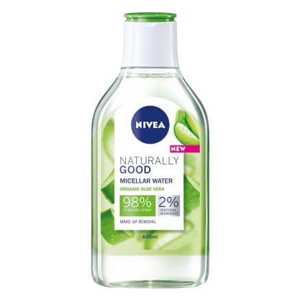 Nivea Naturally Good Мицеларна вода с био алое вера 400 мл