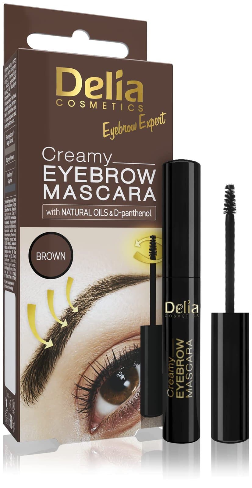 Delia Cosmetics Eyebrow Mascara 4 мл Brown