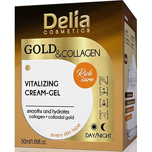 Delia Cosmetics Gold & Collagen Vitalizing Cream - Gel 50 мл