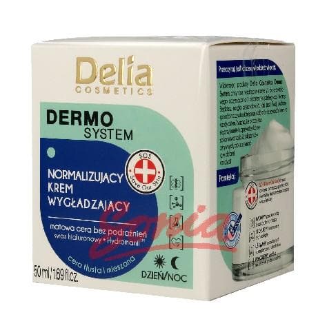 Delia Cosmetics Dermo System Normalizing & Smoothing Cream 50 мл