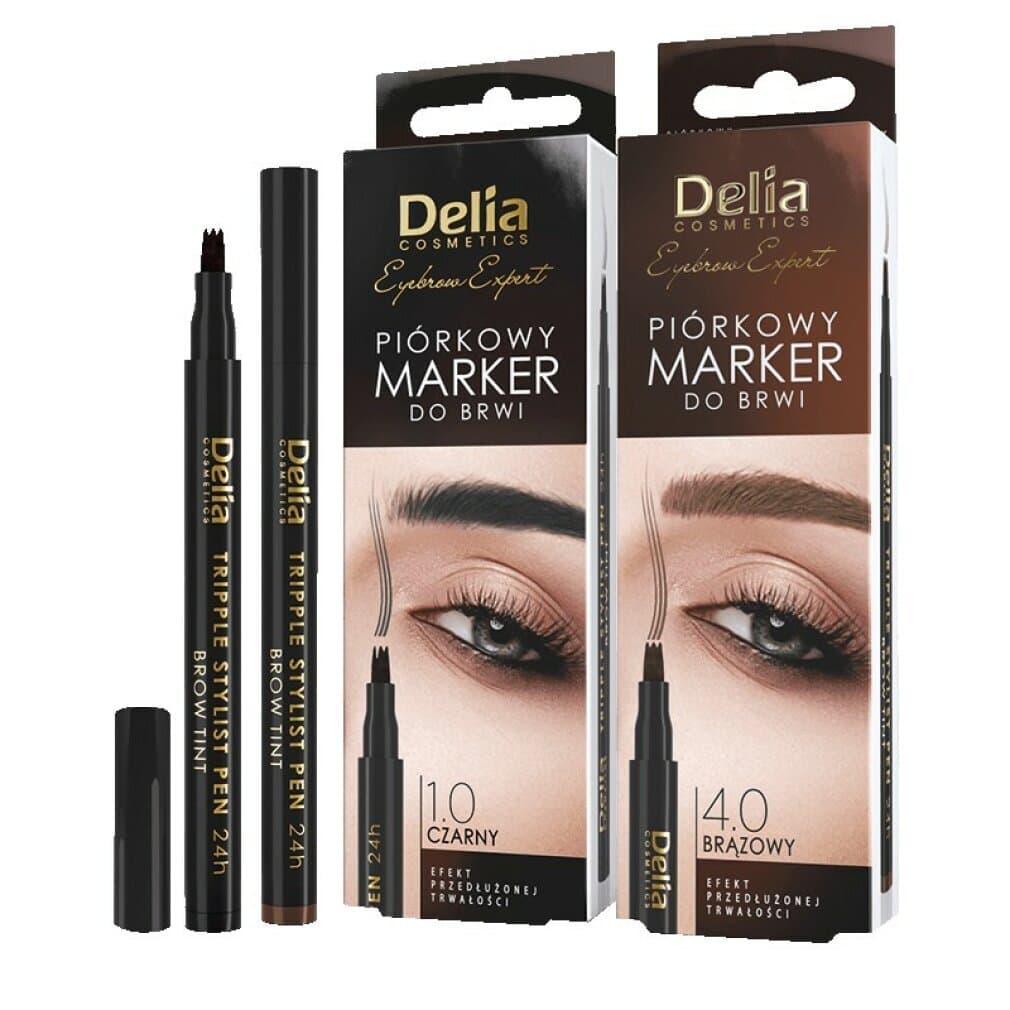 Delia Cosmetics Eyebrow Expert Triple Stylist Pen 24h 1,3 г Brown 4.0