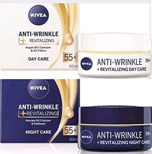 Nivea AntiWrinkle + Възстановяващ дневен + нощен крем против бръчки 55+ (на специална цена)