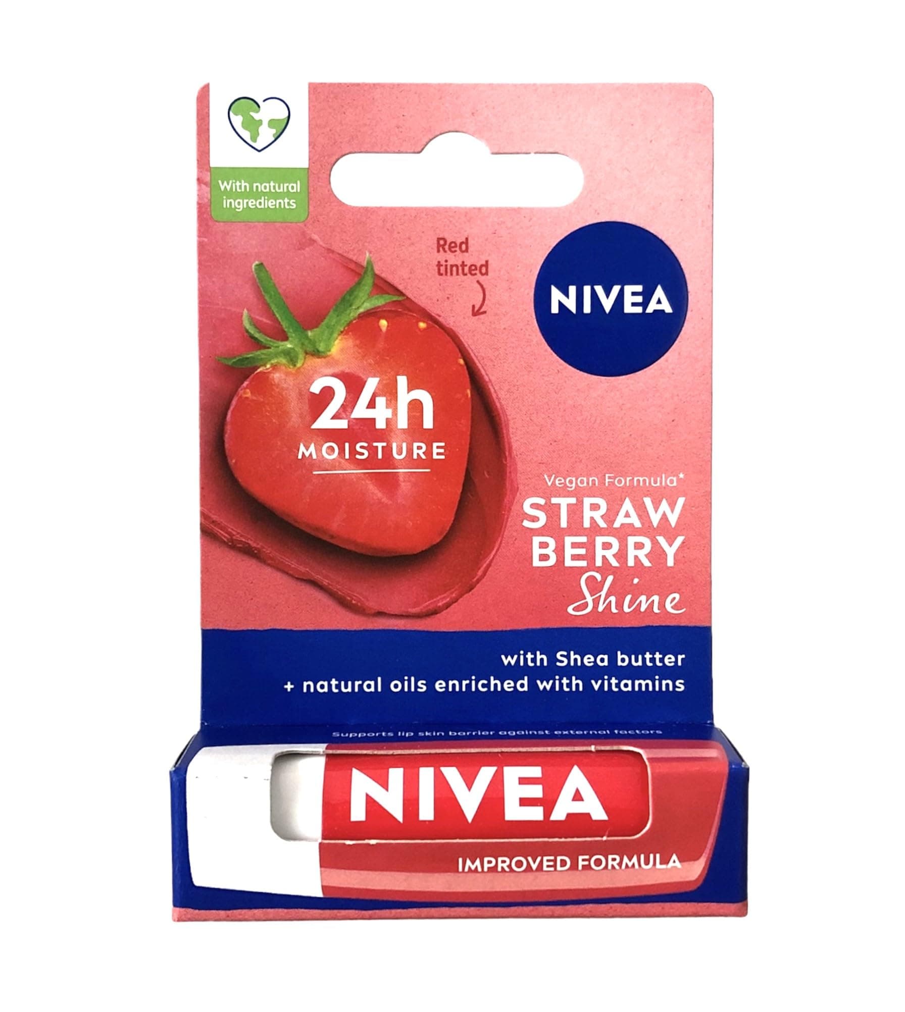 Nivea Балсам за устни Strawberry Shine