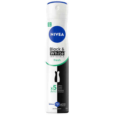 Nivea Nivea Deo Спрей дамски Invisible on Black & White Fresh