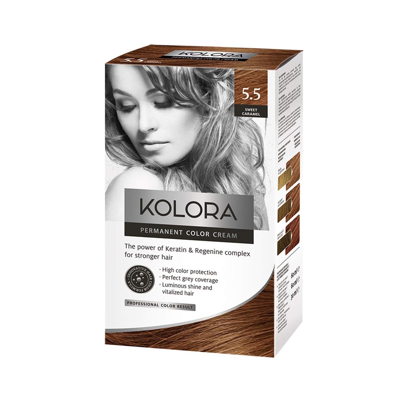 Kolora Боя за коса 5.5 Сладък карамел 50 мл