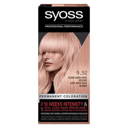 Syoss 9-52 Светло розово златно рус