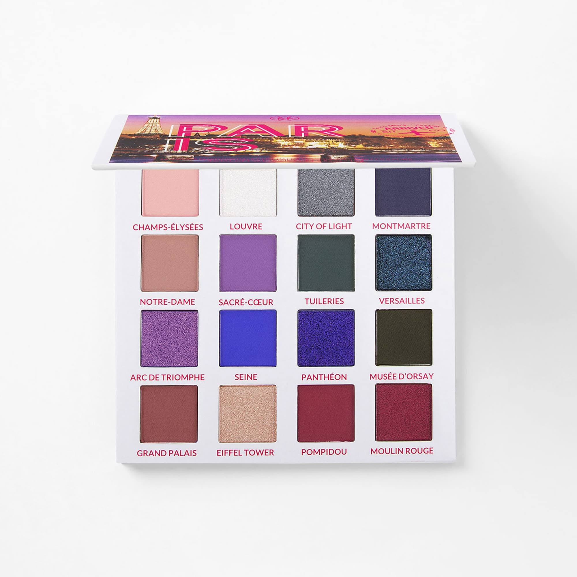 BH Cosmetics Палитра сенки 16 цвята Passion in Paris