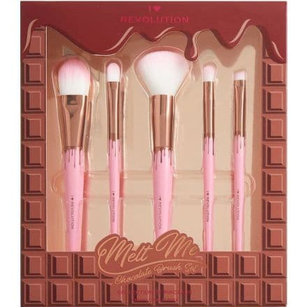 Revolution Комплект четки за грим Chocolate Melt me 5 бр.