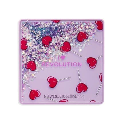 Revolution Палитра сенки Lollipop Glitter 9 цвята
