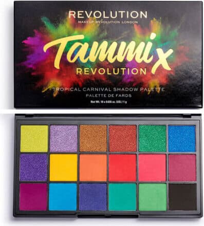 Revolution Tammi палитра сенки Tropical Carnival 18 цвята
