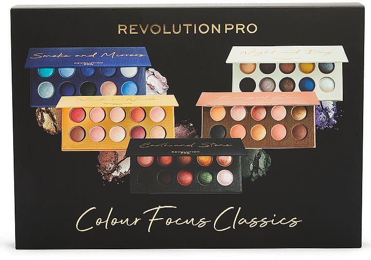 Revolution Подаръчен комплект Colour Focus Classics 5 палитри