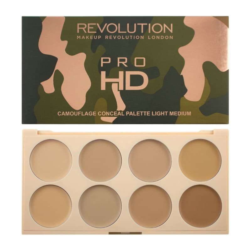 Revolution Палитра коректор камуфлаж Pro HD Medium
