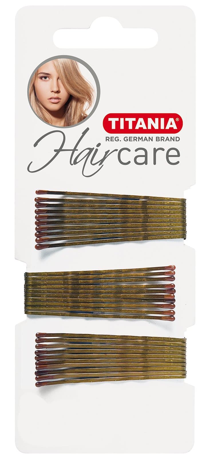 Titania Аксесоар за коса 8061/7 фиби златни големи 20 бр.