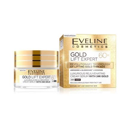 Eveline Cosmetics Gold Lift Expert 60+ дневен/нощен крем, 50 мл