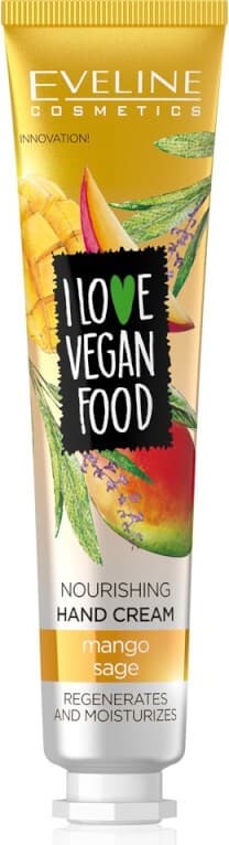 Eveline Cosmetics I Love Vegan Food Крем ръце манго, 50 мл