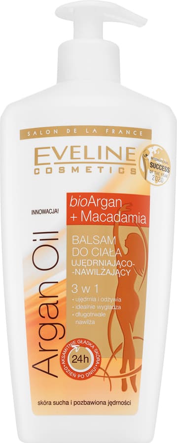 Eveline Cosmetics Argan Oil стягащ и хидратиращ лосион, 350 мл