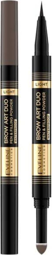 Eveline Cosmetics Brow Art DUO 2IN1 молив и пудра за вежди