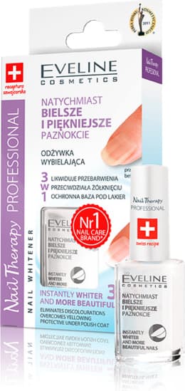 Eveline Cosmetics Nails избелваща основа за нокти, 12 мл