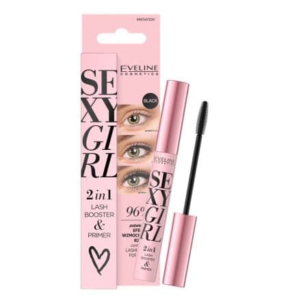 Eveline Cosmetics Серум за мигли Sexy Girl 2IN1 за разтеж и основа за спирала