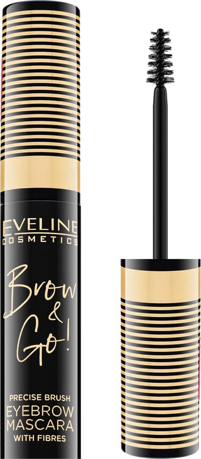 Eveline Cosmetics Спирала за вежди Brow & Go NO. 2 Dark