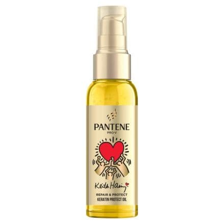 Pantene Repair & Protect Keratin Възстановяващо, масло за коса, за суха, чуплива или третирана коса, 100 мл