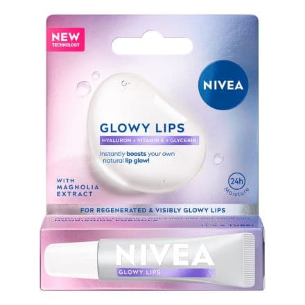 Nivea Glowy Lips Clear Балсам за устни