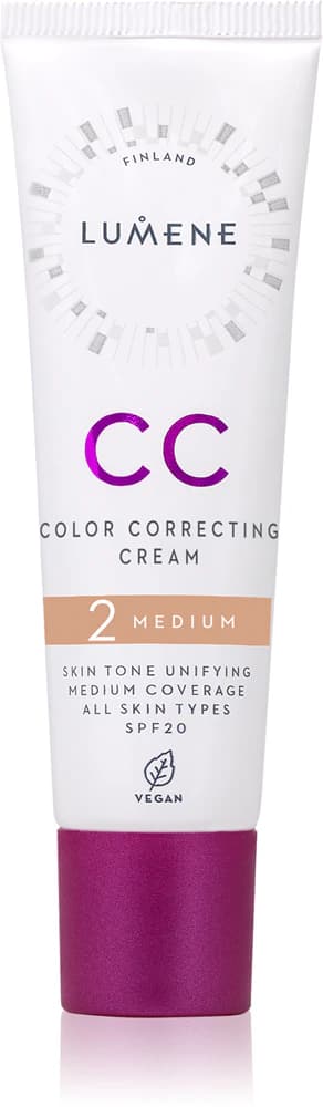 Lumene Vegan CC Medium Крем - фон дьо тен 7в1 SPF20 2, 30 мл