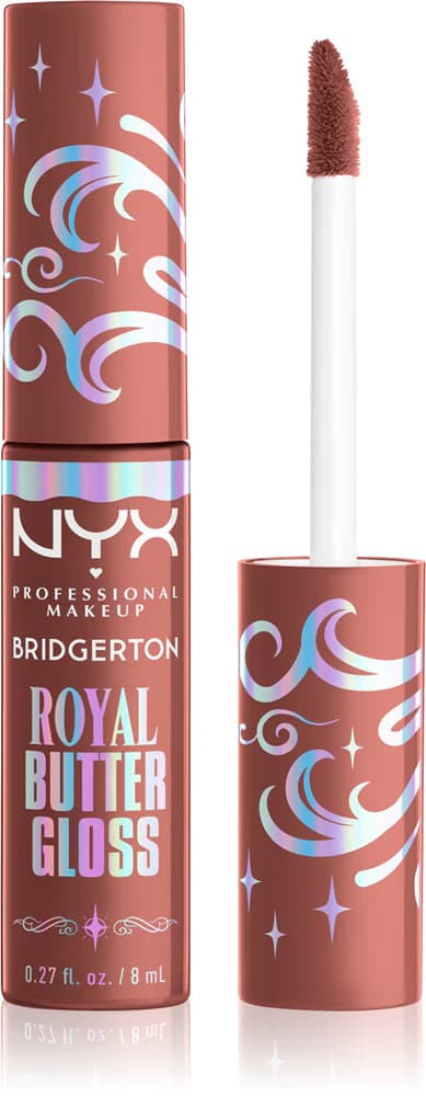 NYX Professional Makeup Bridgerton Royal Butter Gloss Praline Гланц за устни 02