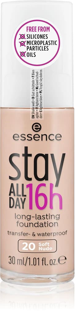 essence Stay All Day Фон дьо тен 20, 30 мл