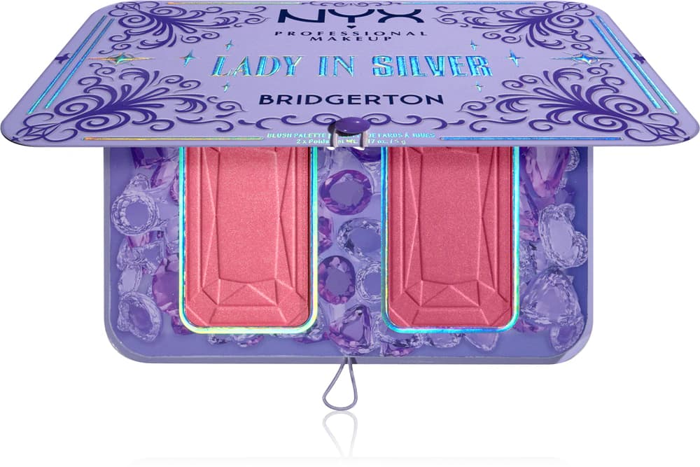 NYX Professional Makeup Bridgerton Lady In Silver Палитра ружове 02