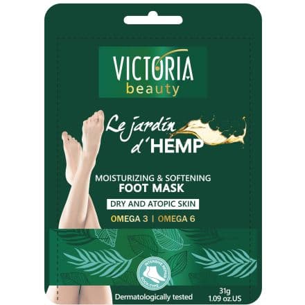 Victoria Beauty Jardin D’Hemp Омекотяваща маска за капризни крака