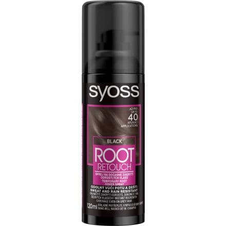 Syoss Root Retoucher Боядисващ спрей за коса Black, 120 мл