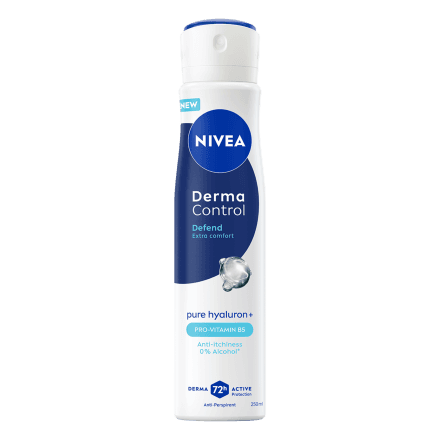 Nivea Deo Спрей дамски Derma Control Defend XL size, 250 мл