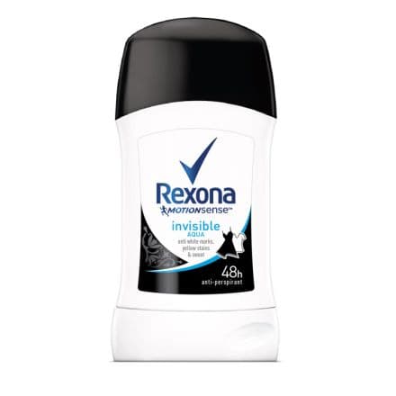 Rexona Invisible Aqua Дамски дезодорант стик, 40 мл