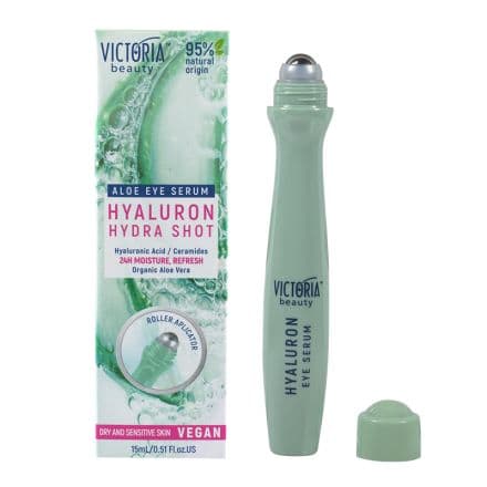 Victoria Beauty Hydra Shot Околоочен серум ролер, 15 мл