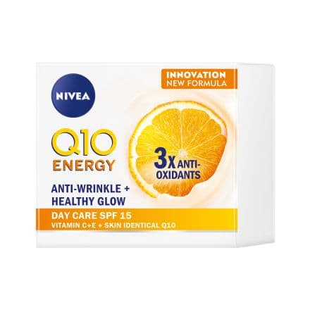 Nivea Q10 Energy дневен крем против бръчки + сияние, SPF 15, 50 мл