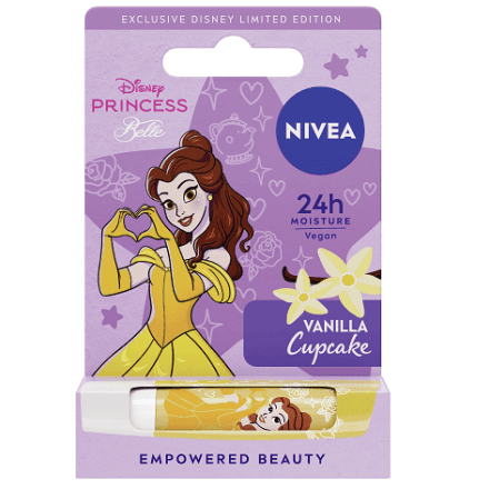 Nivea Disney Belle Балсам за устни, 4,8 г