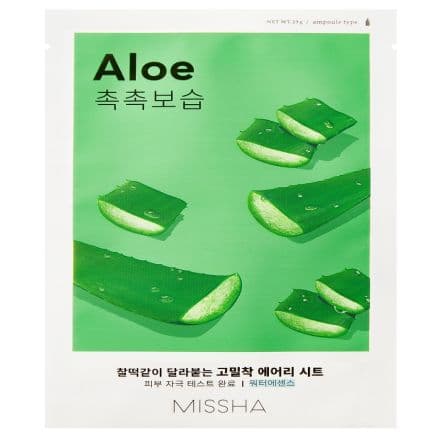 Missha Airy FIT Лист маска за лице с алое, 19 г