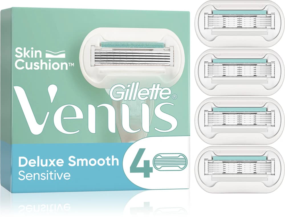 Gillette Venus Deluxe Smooth Sensitive Ножчета 4 бр.