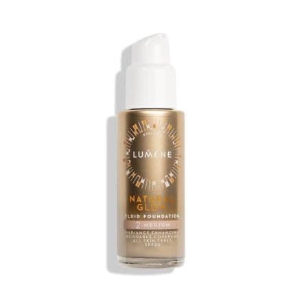 Lumene Vegan Natural Glow Medium Озаряващ флуид SPF 20 №2, 30 мл